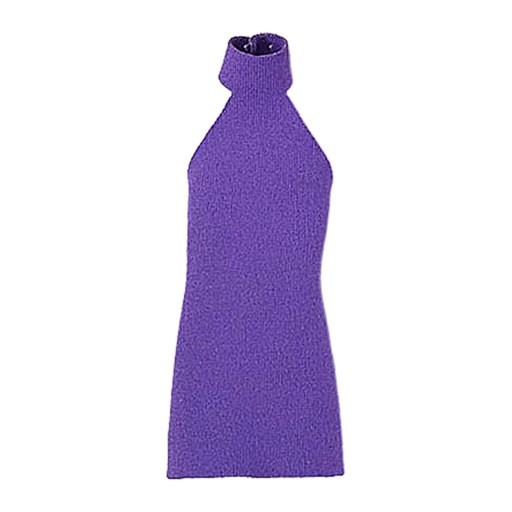 1:12 Women Dress Mini Doll Elastic Dress for 6inch Action Figure purple