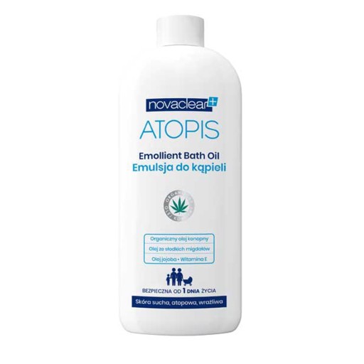 Emolient emulsja do kąpieli Novaclear Atopis Emollient Bath Oil 500 ml