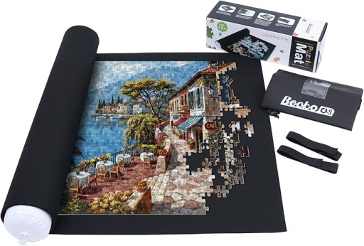 MATA DO PRZECHOWYWANIA PUZZLI DO 1500 ELEMENTÓW FILCOWA 118X66 CM + TORBA