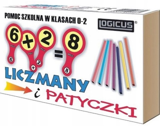 Patyczki do liczenia Adamigo zestaw patyczków do liczenia zabawki naukowe wielokolorowy
