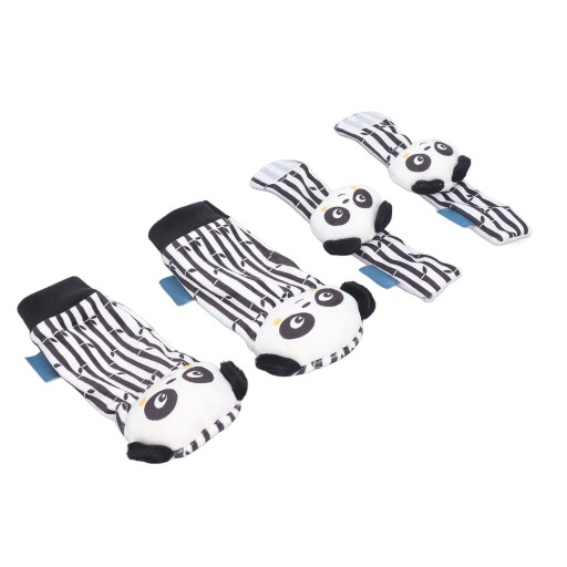 1 pary Baby Rattle Socks Pasek liliiar ZW