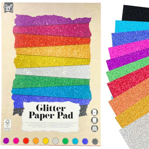 Papier ozdobny A4 Craft Sensations 10 arkuszy 180 g/m²