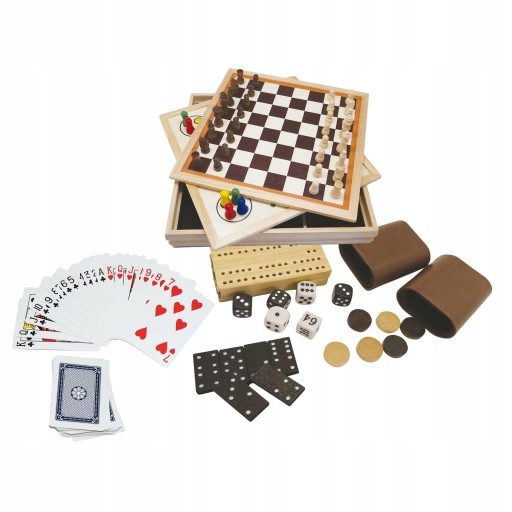 Gra planszowa 9 In 1 Game Wood Clown Games