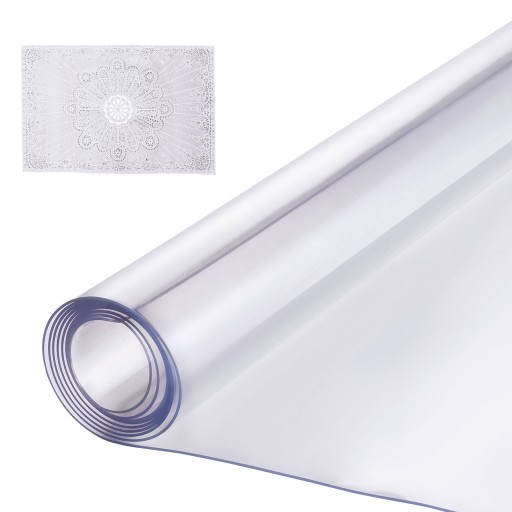Obrus 914x1372MM I Grubości 1,5MM Przezroczysty Prostokąt Waga 2,4KG