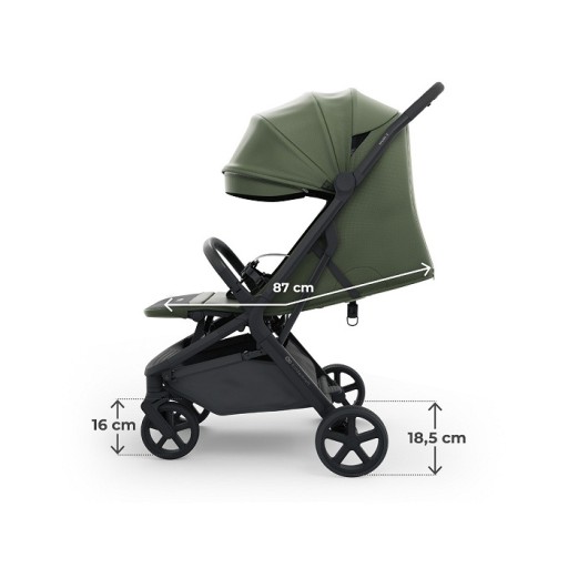 Kinderkraft NUBI 3 lekki wózek spacerowy zielony Green