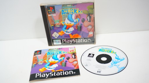 Donald Duck Quack Attack PlayStation (PSX) pudełkowa
