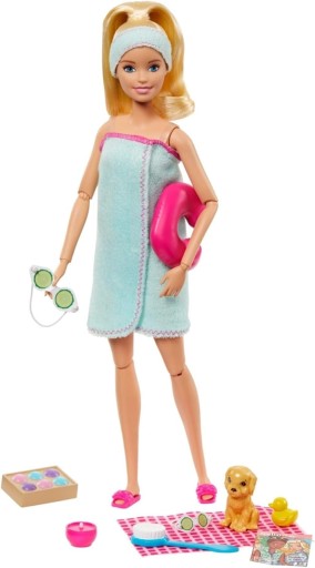 BARBIE LALKA W SPA WELLNESS RELAKS ZABAWKA DLA DZIEWCZYNKI GKH73