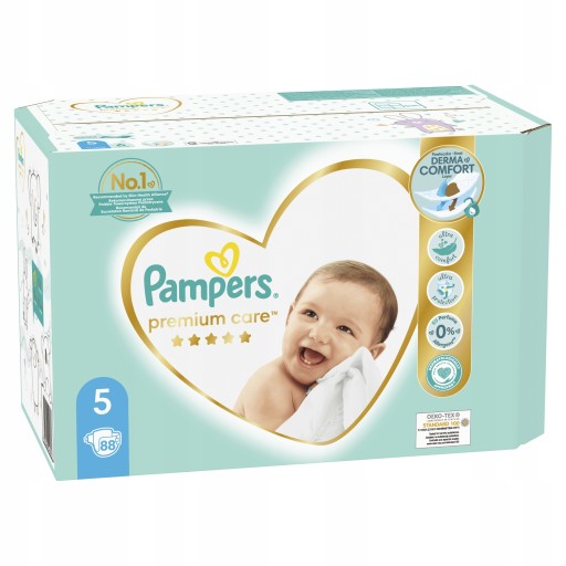 Pieluszki Pampers Premium Care rozm. 5, 11-16 kg, 88 szt