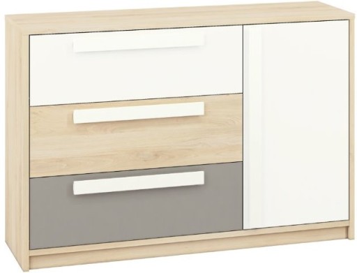 Regał ML Meble 138 x 40 x 93 cm wielokolorowy