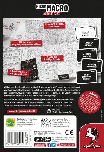 Gra planszowa MICROMACRO: CRIMECITY Pegasus Spiele