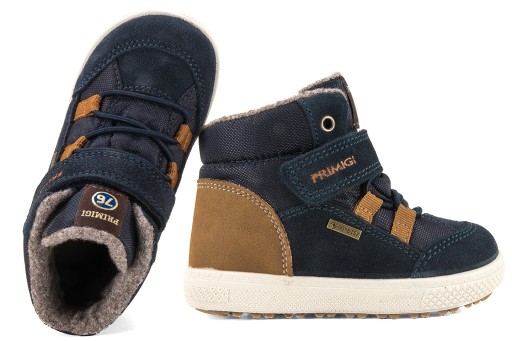 PRIMIGI 6852500 ŚNIEGOWCE TRZEWIKI OCIEPLANE ZIMOWE GORE-TEX Granat 23