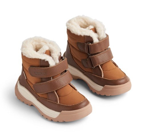 Wheat Unisex dziecięce buty zimowe Millas Tex 9002 Koniak,