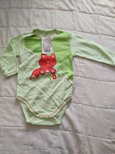 Body Aga długi rękaw roz 74 cm 100% bawełna
