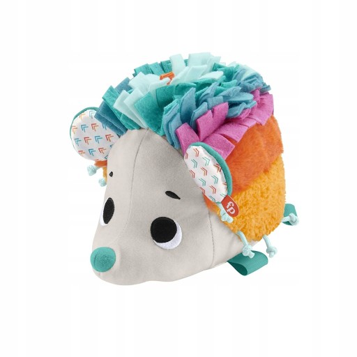Fisher Price Kolorowy Jeż zabawka sensoryczna dla maluszka +3 m-ce