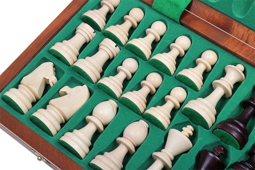 Szachy Drewniane Turniejowe nr 7, król 10 cm - ORYGINALNE Sunrise Chess & Games