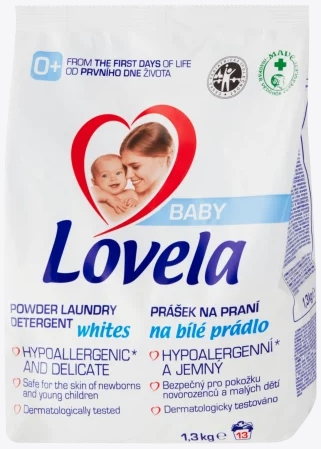 Lovela Baby hipoalergiczny proszek do prania białego dla niemowląt 1,3 kg