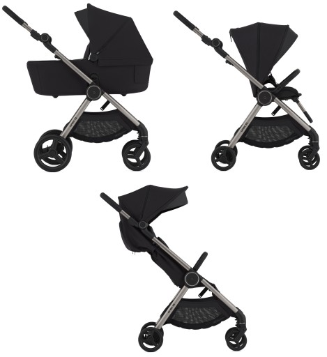 ANEX IQ PREMIUM WÓZEK 3w1: GONDOLA +SIEDZISKO +LEKKA SPACERÓWKA BUGGY DARKE