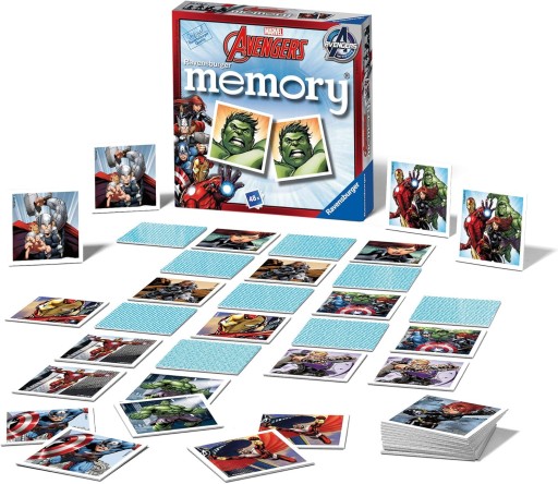 Gra pamięciowa Ravensburger Mini Memory Marvel Avengers 48 el.