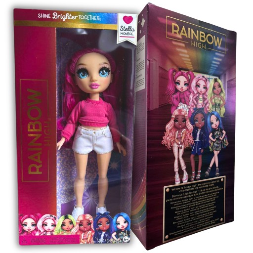 NOWY WZÓR STELLA MONROE RAINBOW HIGH LALKA PREZENT DLA DZIEWCZYNKI