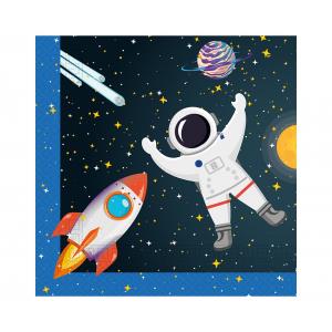 SERWETKI PAPIEROWE KOSMOS MOTYW 33X33CM 20SZT IMPREZA DEKORACJE