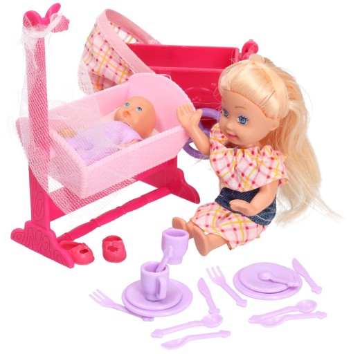 Lalka mini ze zwierzętami 4523