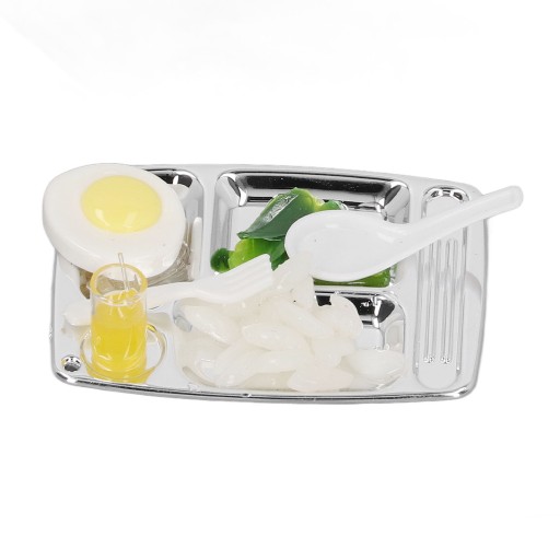 Doldhouse obiad talerz pokarmowy zabawka miniaturowa symulacja 9E