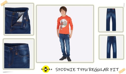 SPODNIE JEANS regular fit 7509 MAYORAL 140 cm