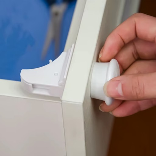 Blokada magnetyczna Renew Force do szafek i szuflad biała 10 szt.