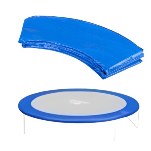 Osłona Sprężyny Trampoliny 404 Cm PVC Kołnierz Ochronny Mata Bezpieczeństwa