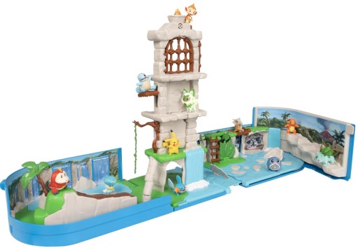 POKÉMON BATTLE CARRY CASE PLAYSET RUINS THEMED PLAYSET + FIGURKA PIKACHU