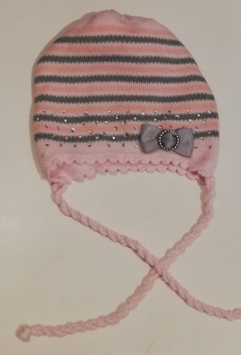 AJS czapka niemowlęca zimowa rozmiar 36-38 cm
