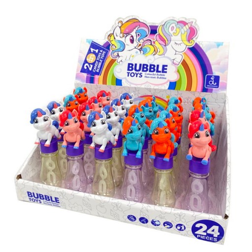 Puszczanie baniek mydlanych Jednorożec 35 ml 13,5 cm