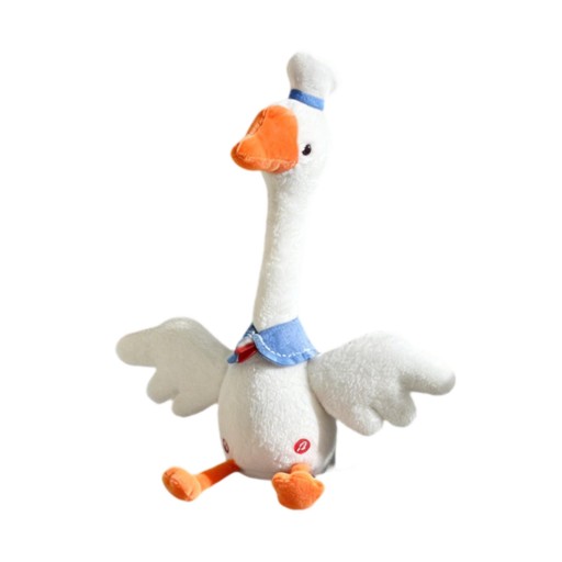 Dancing Talking Goose Toy Muzyczna Interaktywna Elektroniczna Gęś Zwierzątko Muszka