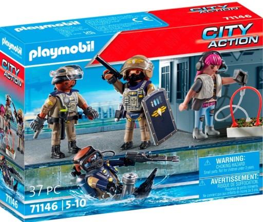 Playmobil City Action 71146 zestaw figurek jednostki specjalnej