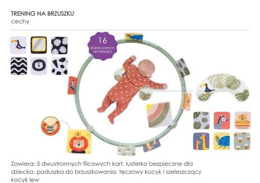 Taf Toys Koło Interaktywne Trening na Brzuszku