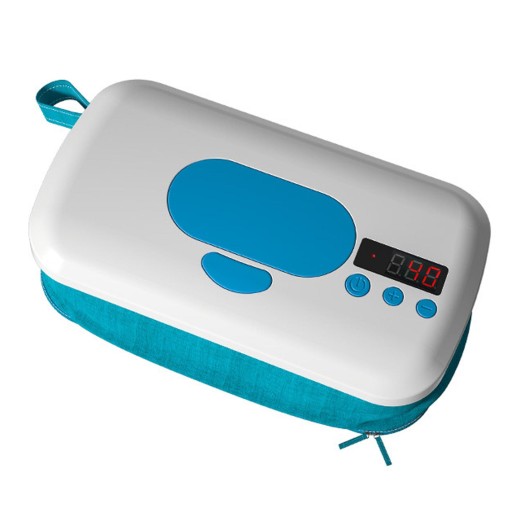 Portable Wet Wipe Warmer Dispenser Case