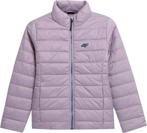 KURTKA PUCHOWA DLA DZIEWCZYNKI 4F FIOLETOWA 4FJSS23TDJAF073 52S r 152cm