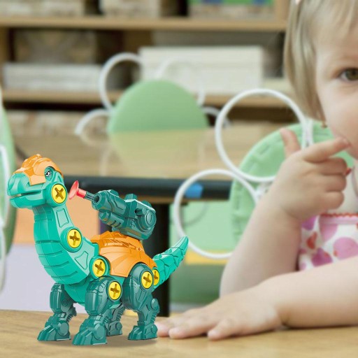 Demontaż zabawek dinozaurów Brachiozaur