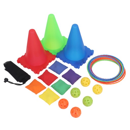 Ring Rzut Game for Kids Cone Ring Game 3 in1 Game Games Zestaw 4K