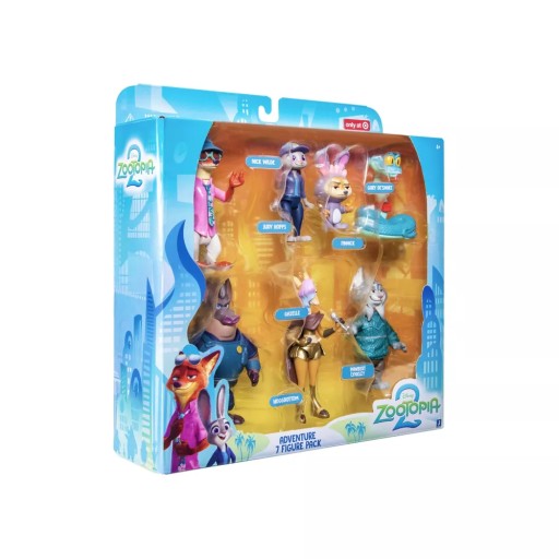 Figurka z bajki Disney Zootopia zestaw 7 szt. plastikowe