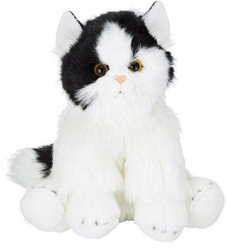 Smily Play maskotka kot czarno biały pluszak przytulanka 24 cm zabawka 0+