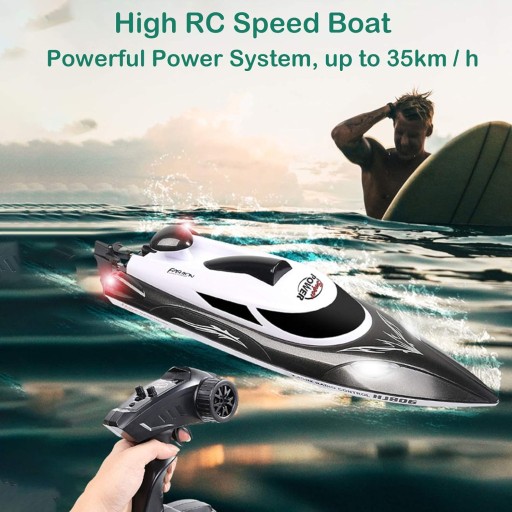 ZDALNIE STEROWANA ŁODŹ HONGXUNJIE DO BASENÓW I JEZIOR 2,4 GHZ 25/35 KM/H