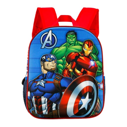 Plecak przedszkolny Karactermania Avengers jednokomorowy wielokolorowy