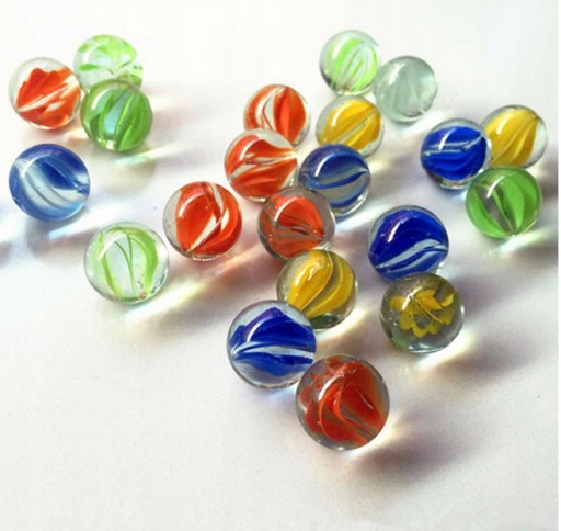 50x SZKLANE KULKI DO GRY Game MARBLES Glass balls