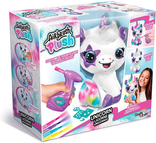 Maskotka do dekorowania Airbrush Plush Unicorn 20 cm