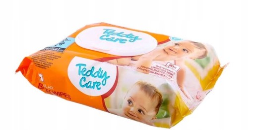 Chusteczki dla niemowląt dzieci nawilżane Teddy Care Regular 900 szt