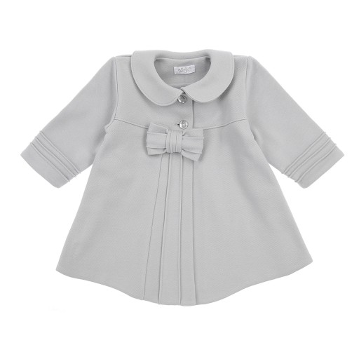 TuSzyte | Bawełniany pajacyk Miriam, elegancki, szary, produkt PL R.86