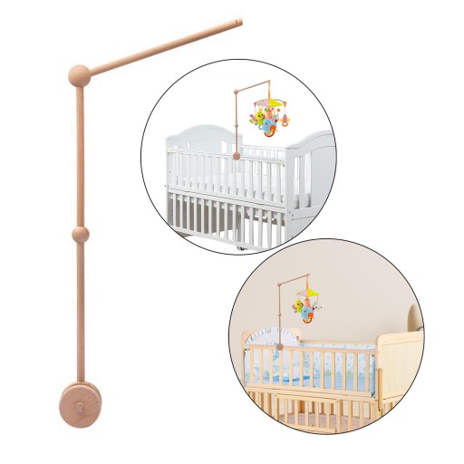 Wooden Bed Bell Bracket, Fashion Accessories Decoration ,Toys Sturdy Round
