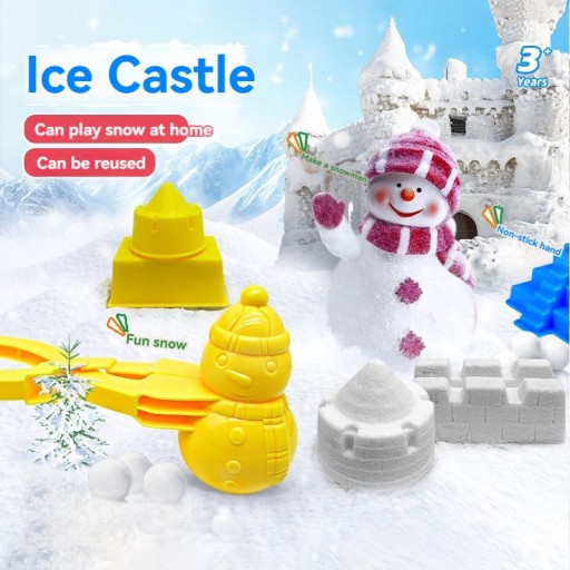 Kinetyczny śnieg Fanssi Toys Frozen City (Miasto Lodu)