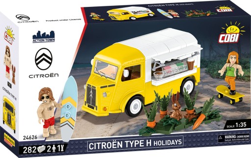Klocki COBI 24626 Citroen Type H Holidays lodziarnia na kółkach